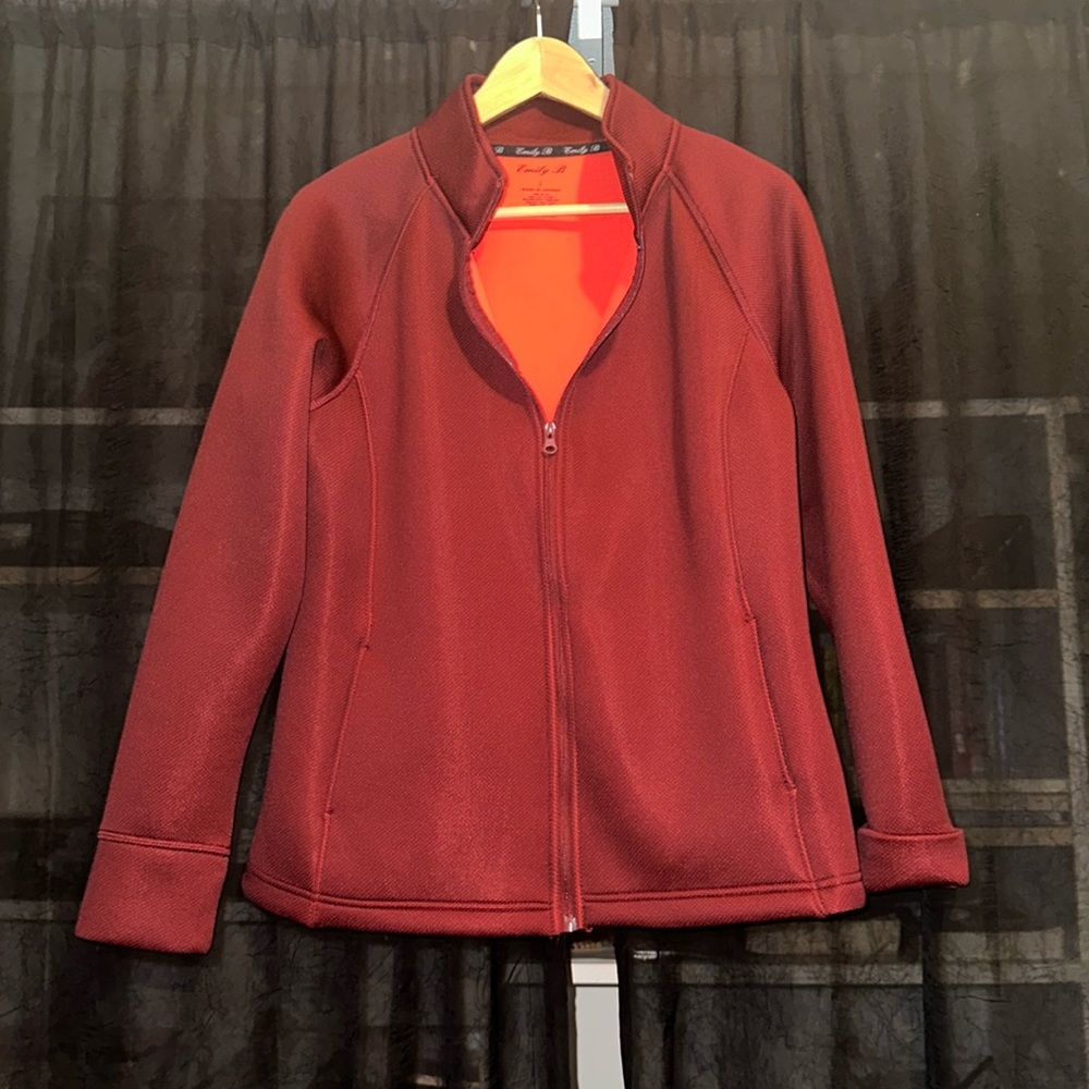 burgundy sweater